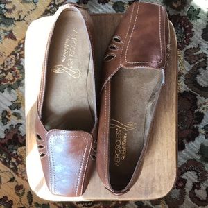 Brand new tan dress flats